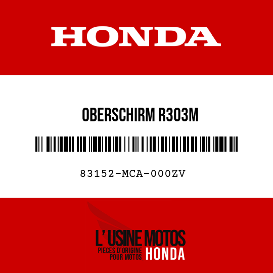 image de 83152-MCA-000ZV OBERSCHIRM R303M 