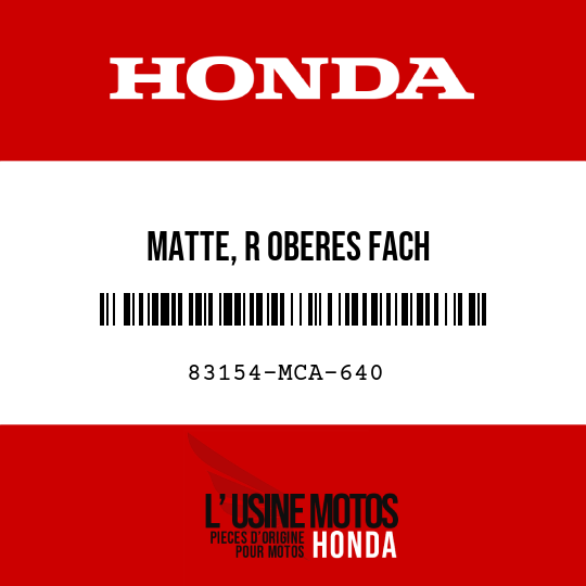 image de 83154-MCA-640 MATTE, R OBERES FACH
