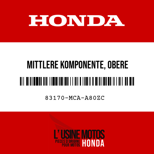 image de 83170-MCA-A80ZC MITTLERE KOMPONENTE, OBERE EINFASSUNG R303M 