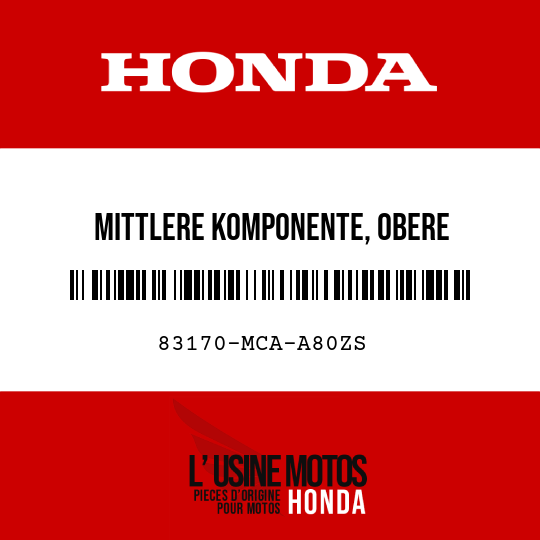 image de 83170-MCA-A80ZS MITTLERE KOMPONENTE, OBERE EINFASSUNG YR292M