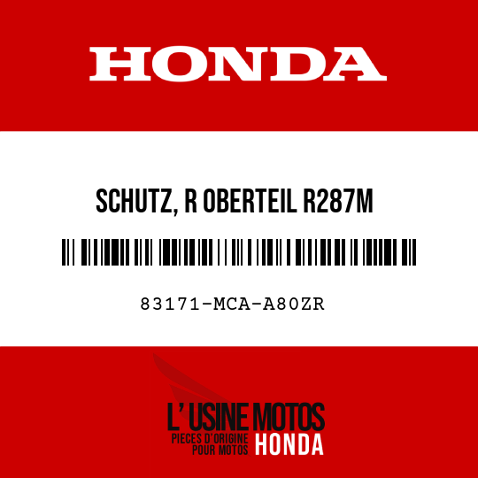 image de 83171-MCA-A80ZR SCHUTZ, R OBERTEIL R287M