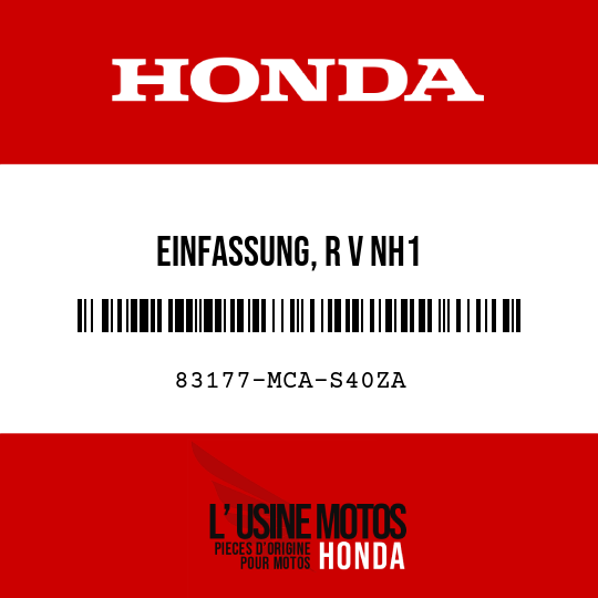 image de 83177-MCA-S40ZA EINFASSUNG, R V NH1