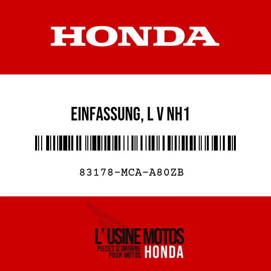 image de 83178-MCA-A80ZB EINFASSUNG, L V NH1 