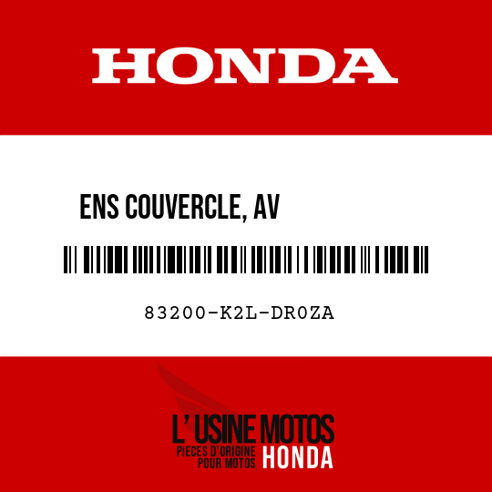 image de 83200-K2L-DR0ZA ENS COUVERCLE, AV           CARROSSERIE D (WL) NHC61P