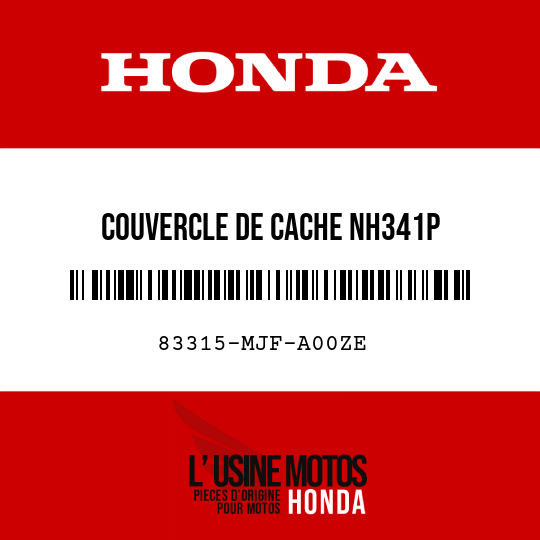 image de 83315-MJF-A00ZE COUVERCLE DE CACHE NH341P