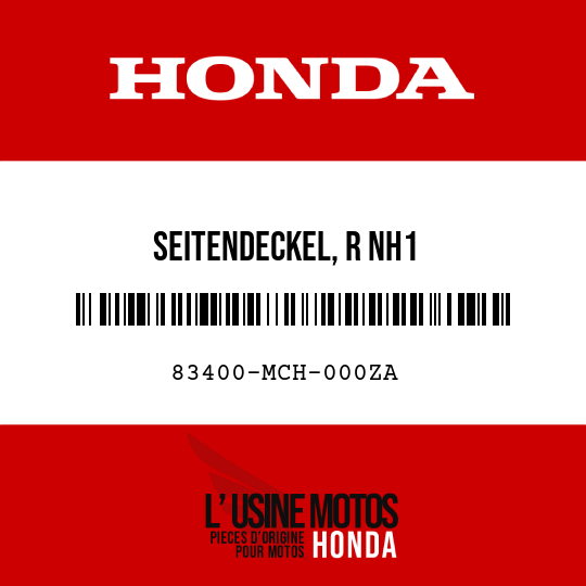image de 83400-MCH-000ZA SEITENDECKEL, R NH1 