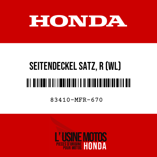 image de 83410-MFR-670 SEITENDECKEL SATZ, R (WL)