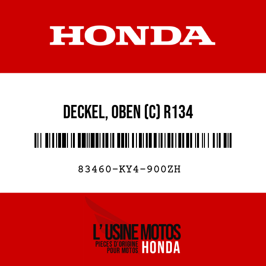 image de 83460-KY4-900ZH DECKEL, OBEN (C) R134