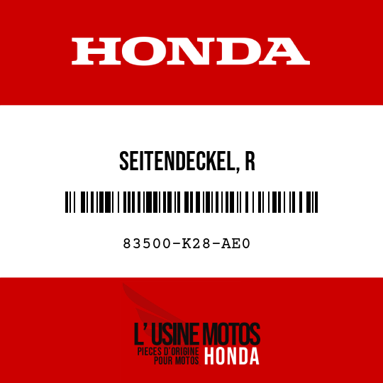 image de 83500-K28-AE0 SEITENDECKEL, R