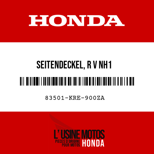 image de 83501-KRE-900ZA SEITENDECKEL, R V NH1