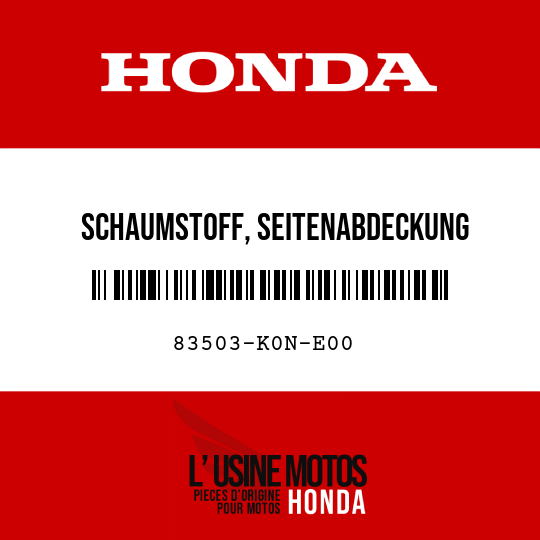 image de 83503-K0N-E00 SCHAUMSTOFF, SEITENABDECKUNG