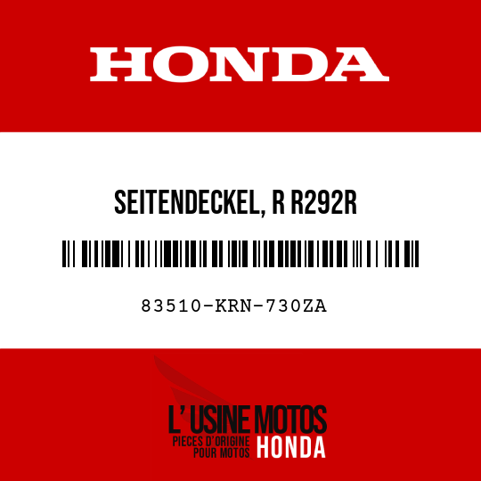 image de 83510-KRN-730ZA SEITENDECKEL, R R292R 