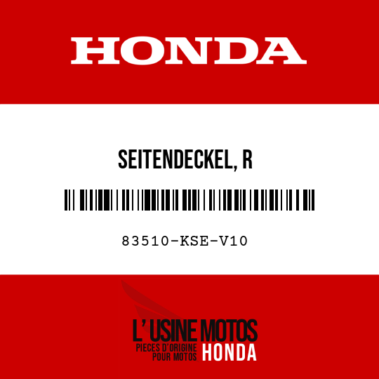 image de 83510-KSE-V10 SEITENDECKEL, R