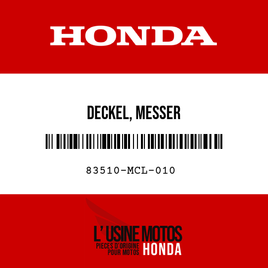 image de 83510-MCL-010 DECKEL, MESSER