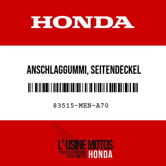image de 83515-MEN-A70 ANSCHLAGGUMMI, SEITENDECKEL