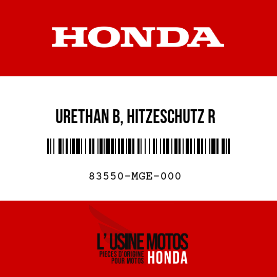 image de 83550-MGE-000 URETHAN B, HITZESCHUTZ R