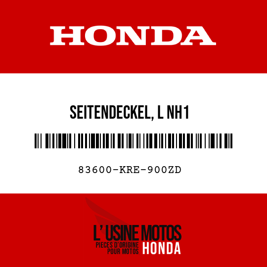 image de 83600-KRE-900ZD SEITENDECKEL, L NH1 