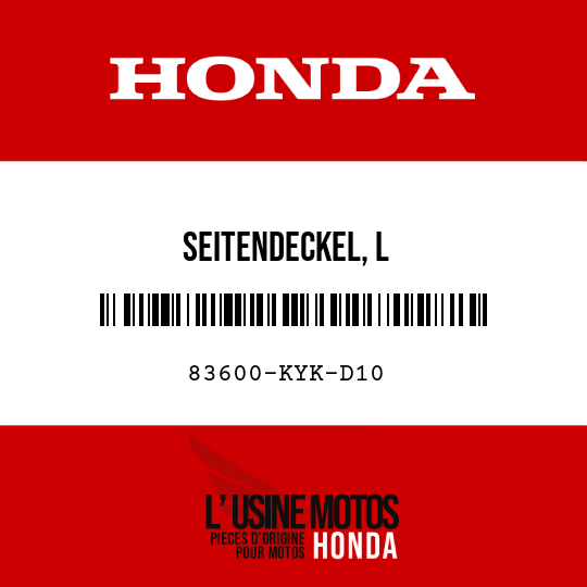 image de 83600-KYK-D10 SEITENDECKEL, L