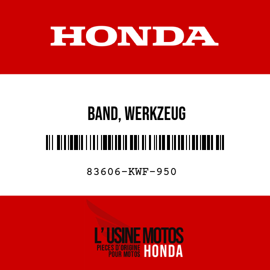 image de 83606-KWF-950 BAND, WERKZEUG