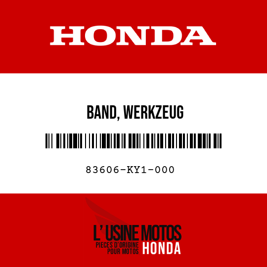 image de 83606-KY1-000 BAND, WERKZEUG