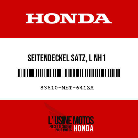 image de 83610-MET-641ZA SEITENDECKEL SATZ, L NH1 