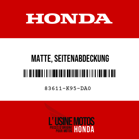 image de 83611-K95-DA0 MATTE, SEITENABDECKUNG