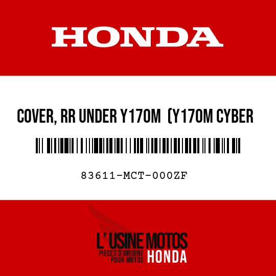 image de 83611-MCT-000ZF COVER, RR UNDER Y170M  (Y170M CYBER GOLD)
