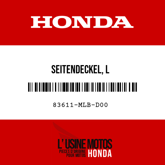 image de 83611-MLB-D00 SEITENDECKEL, L