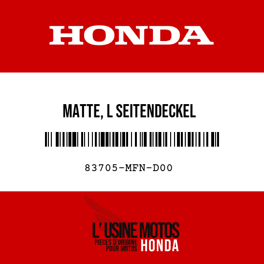 image de 83705-MFN-D00 MATTE, L SEITENDECKEL