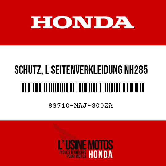 image de 83710-MAJ-G00ZA SCHUTZ, L SEITENVERKLEIDUNG NH285 