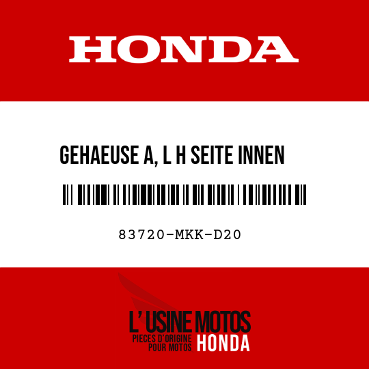 image de 83720-MKK-D20 GEHAEUSE A, L H SEITE INNEN