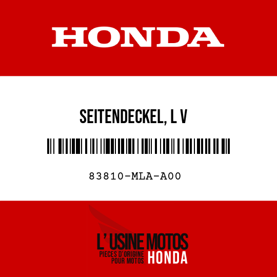 image de 83810-MLA-A00 SEITENDECKEL, L V