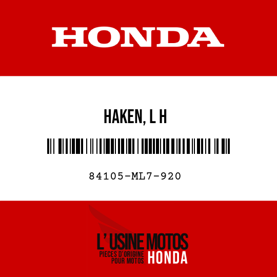 image de 84105-ML7-920 HAKEN, L H