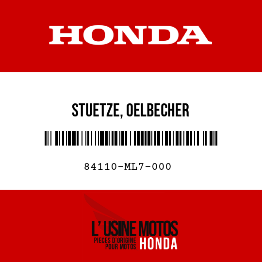 image de 84110-ML7-000 STUETZE, OELBECHER