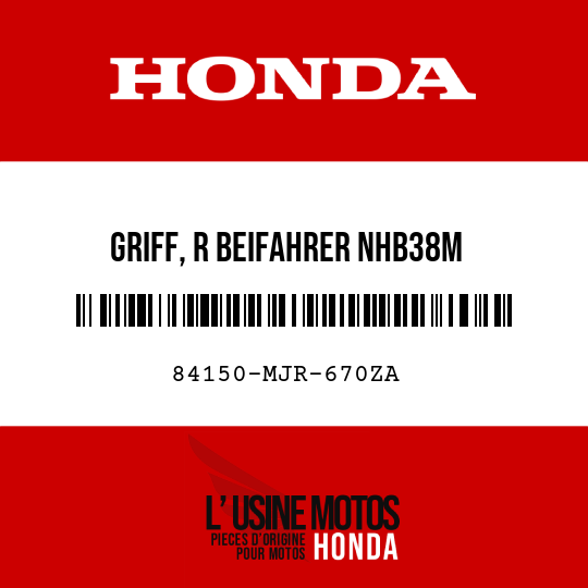 image de 84150-MJR-670ZA GRIFF, R BEIFAHRER NHB38M