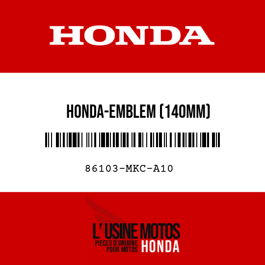 image de 86103-MKC-A10 HONDA-EMBLEM (140MM)