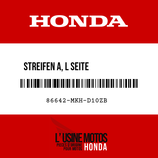 image de 86642-MKH-D10ZB STREIFEN A, L SEITE VERKLEIDUNG TYPE1 (TYPE1 )