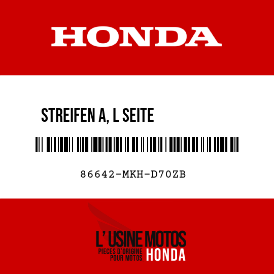 image de 86642-MKH-D70ZB STREIFEN A, L SEITE VERKLEIDUNG TYPE1 (TYPE1 )