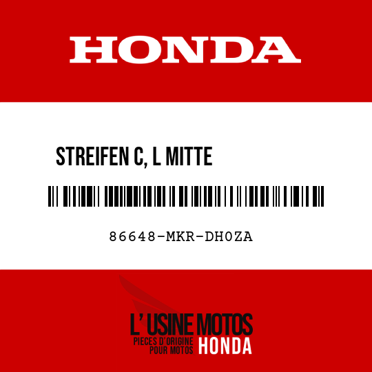 image de 86648-MKR-DH0ZA STREIFEN C, L MITTE          VERKLEIDUNG TYPE1 (TYPE1 )