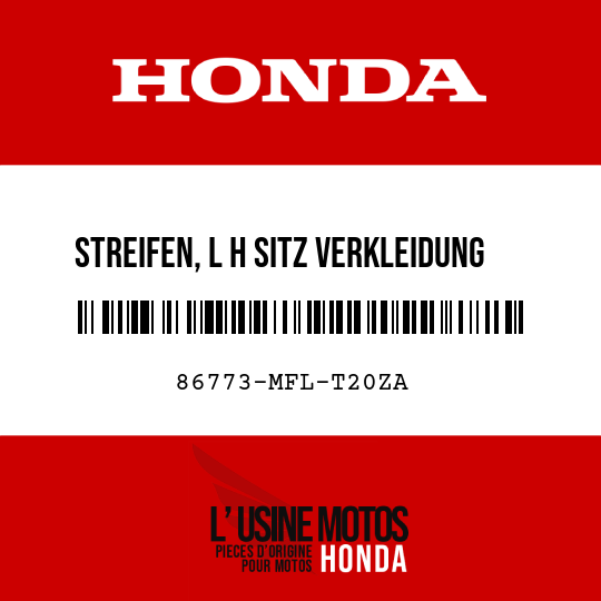 image de 86773-MFL-T20ZA STREIFEN, L H SITZ VERKLEIDUNG TYPE1