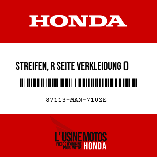 image de 87113-MAN-710ZE STREIFEN, R SEITE VERKLEIDUNG () TYPE2