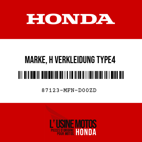 image de 87123-MFN-D00ZD MARKE, H VERKLEIDUNG TYPE4