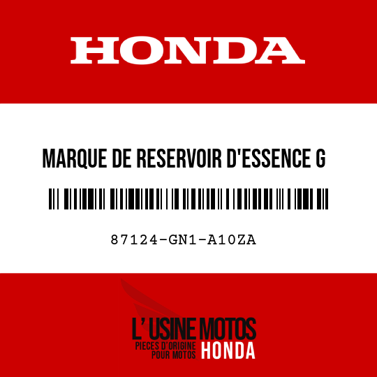 image de 87124-GN1-A10ZA MARQUE DE RESERVOIR D'ESSENCE G TYPE1