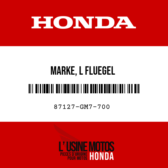image de 87127-GM7-700 MARKE, L FLUEGEL