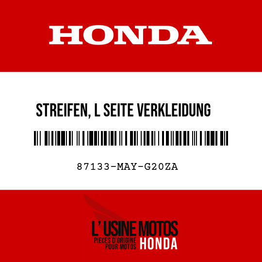 image de 87133-MAY-G20ZA STREIFEN, L SEITE VERKLEIDUNG TYPE11 
