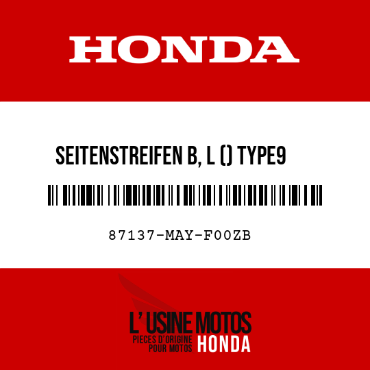 image de 87137-MAY-F00ZB SEITENSTREIFEN B, L () TYPE9