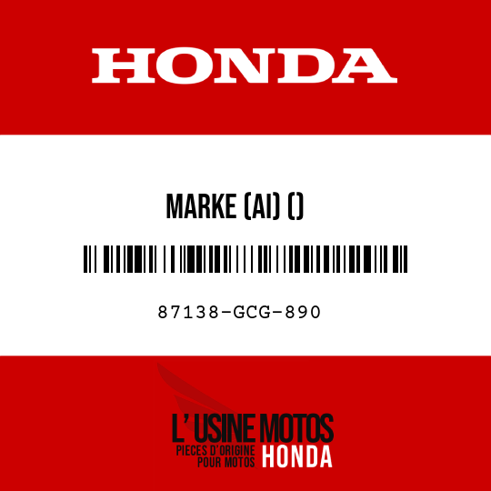 image de 87138-GCG-890 MARKE (AI) ()