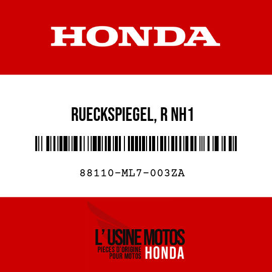 image de 88110-ML7-003ZA RUECKSPIEGEL, R NH1 