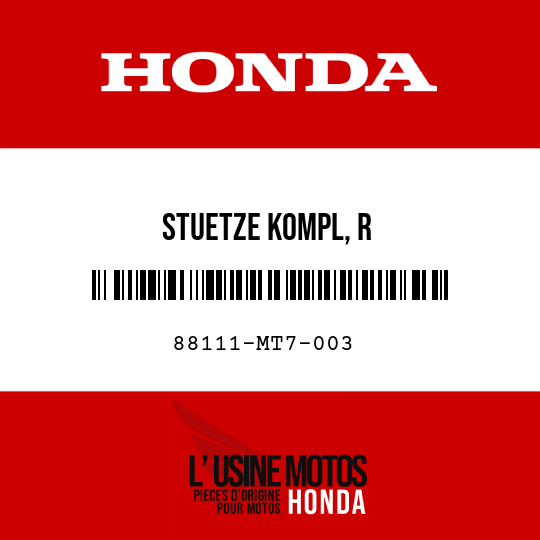 image de 88111-MT7-003 STUETZE KOMPL, R