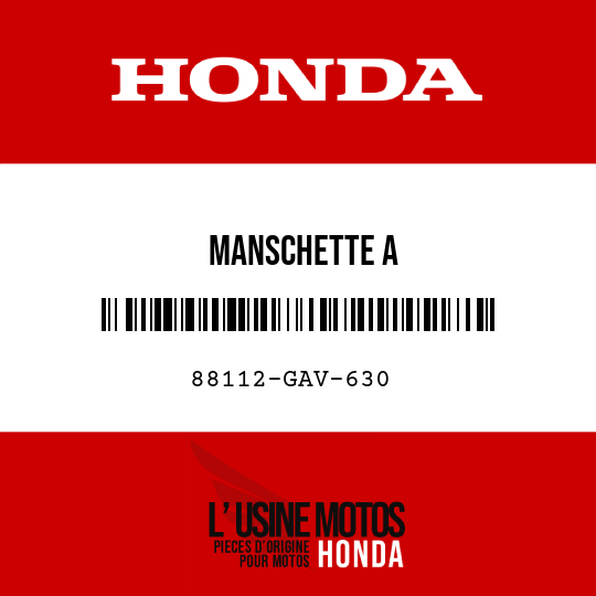 image de 88112-GAV-630 MANSCHETTE A